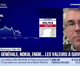 Replay BFM Bourse - Société Générale en hausse après l'annonce de son plan stratégique - 21/09