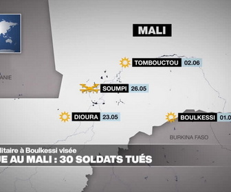 Replay Journal de l'Afrique - Base militaire visée au Mali : 30 soldats tués
