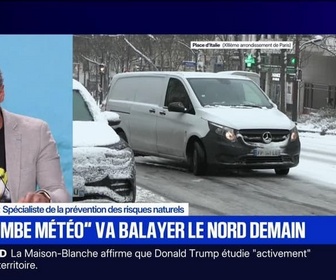 Replay BFM Grand Soir - Une bombe météo va balayer le nord demain - 07/01