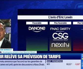 Replay BFM Bourse - Ryanair en hausse, va relever ses tarifs - 26/01