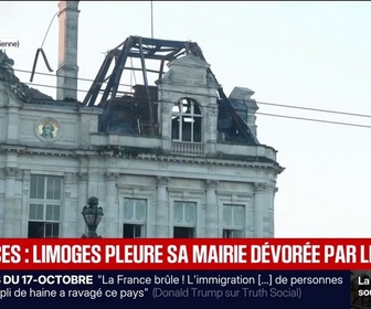 Replay BFM Première - La police nationale a mis une heure à arriver: émotion et questions en suspens après l'incendie à la mairie de Limoges