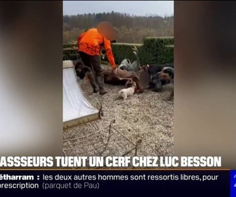 Replay 20H BFM - Honte à eux: des chasseurs tuent un cerf dans le jardin de Luc Besson, le réalisateur réagit sur BFMTV