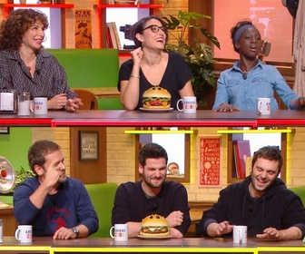 Replay Burger Quiz avec Anne Depétrini, Jonathan Zaccaï, Eye Haidara et Pio Marmaï