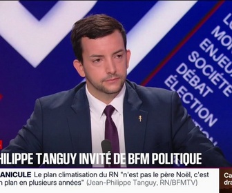 Replay BFM Politique - Lynchage de Louis: Si les mis en cause de 16 ans se comportent comme des adultes barbares, ils doivent assumer leur responsabilité d'adultes et de barbares, affirme Jean-Philippe Tanguy, député RN de la Somme