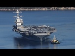 Replay L'USS Gerald R. Ford a quitté la Crète