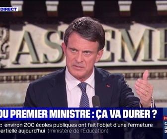 Replay Face à Duhamel - Motion de censure: La situation politique, elle est impossible depuis la dissolution, estime Manuel Valls