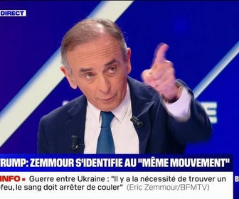 Replay BFM Politique - Guerre en Ukraine: Emmanuel Macron a été lamentable, depuis deux ans, il n'a eu aucune constance, affirme Éric Zemmour