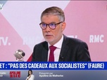 Replay Face à Face - Retraites: J'aurais préféré l'abrogation pour pouvoir reformuler une autre réforme, affirme Olivier Faure