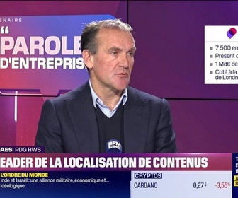 Replay Paroles d'entreprises - Benjamin Faes (RWS) : RWS, leader de la localisation de contenus - 28/02