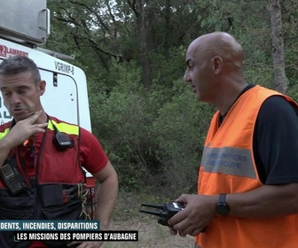 Replay Enquête d'action - Accidents, incendies, disparitions : les missions des pompiers d'Aubagne