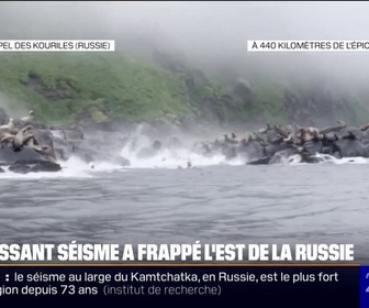 Replay 20H BFM - Un puissant séisme a frappé l'est de la Russie provoquant une alerte tsunami dans toute la zone du Pacifique
