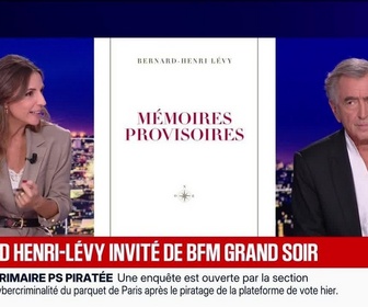 Replay Bernard Henri-Lévy invité de BFM Grand Soir - 10/10