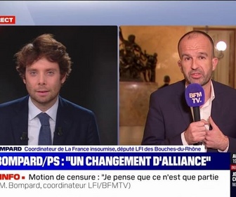 Replay Tout le monde veut savoir - Motion de censure rejetée: le PS a procédé à un changement d'alliance, dénonce Manuel Bompard, député insoumis