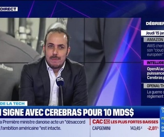 Replay Tech & Co, la quotidienne - Le Débrief de la tech - Jeudi 15 janvier