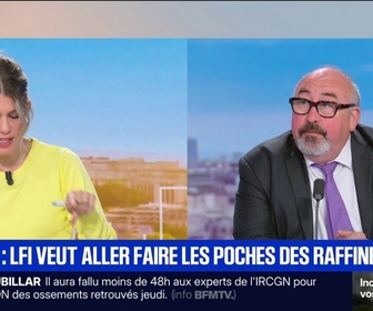 Replay BFM Première - ÉDITO - Carburant: LFI souhaite bloquer les prix en jouant sur les marges des raffineurs