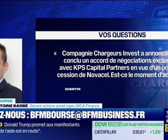 Replay BFM Bourse - Culture Bourse : Compagnie Chargeurs Invest a annoncé avoir conclu un accord de négociations exclusives avec KPS Capital Partners en vue d'un projet de cession de Novacel. Est-ce le moment d'acheter ?, par Julie Cohen-Heurton - 13/01