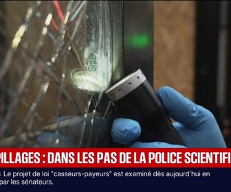 Replay BFM Première - Immersion avec la police scientifique mobilisée sur les commerces ciblés par des pillages