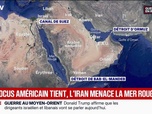 Replay BFM Première - Guerre au Moyen-Orient: Téhéran menace de bloquer la mer Rouge si le blocus américain sur les ports iraniens est maintenu