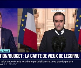 Replay 20H BFM - LE CHOIX D'HUGO CAPELLI - Allocution, budget: la carte de vœux de Sébastien Lecornu