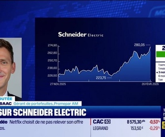 Replay BFM Bourse - Valeur ajoutée : Ils apprécient Schneider Electric - 27/02