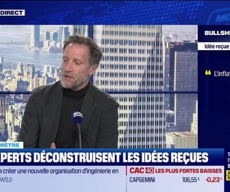 Replay BFM Bourse - Bullshitomètre : L'inflation revient - FAUX répond Jean-François Robin - 04/03