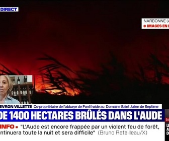 Replay Perrine jusqu'à minuit - Plus de 1 400 hectares brûlés dans l'Aude - 07/07