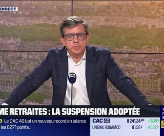 Replay Le 18/19 d'Hedwige Chevrillon - Pascal Roché (Ramsay Santé) : Réforme des retraites, la suspension adoptée - 12/11