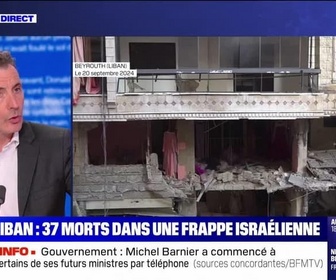 Replay BFM Story Week-end - Story 4 : 37 morts dans une frappe israélienne au Liban - 21/09