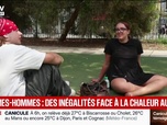 Replay BFM Première - Les femmes et les hommes seraient inégaux face à la chaleur