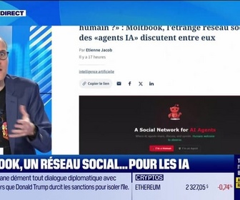 Replay Good Morning Business - Culture IA : Moltbook, un réseau social... pour les IA, par Anthony Morel - 03/02