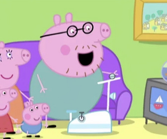 Replay Peppa Pig - Papa fait de l'exercice