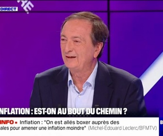 Replay BFM Politique - Inflation: On va prendre sur nos marges pour faire baisser le prix de certains produits, assure Michel-Édouard Leclerc