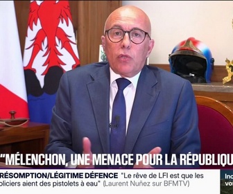 Replay BFM Politique - Présidentielle 2027: Jean-Luc Mélenchon est un danger extrême pour la République, déclare Eric Ciotti, maire UDR de Nice