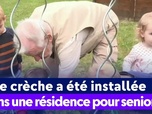 Replay On a de l'info - Une crèche a été installée dans une résidence pour seniors