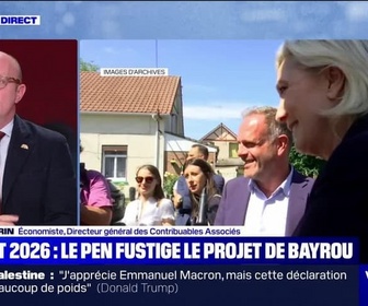 Replay Week-end soir - Budget 2026 : Le Pen fustige le projet de Bayrou - 25/07