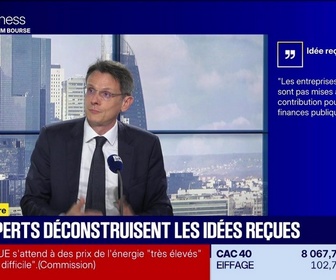 Replay BFM Bourse - Mythomètre : Les entreprises du CAC 40 ne sont pas mises assez à contribution pour soutenir les finances publiques. FAUX répond François Monnier - 29/09