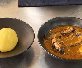 Replay Côte d'Ivoire : le foutou banane sauce graine - Voyage en cuisine