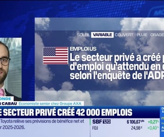 Replay BFM Bourse - L'éco du monde : Stat du jour : l'enquête ADP de l'emploi US - 05/11