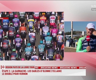 Replay l'après course de l'étape 2 - Cyclisme sur route - Région Pays de la Loire Tour