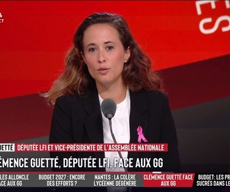 Replay Les Grandes Gueules - Clémence Guetté, députée LFI, face aux GG !