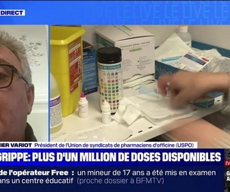 Replay Le Live BFM - Grippe : plus d'un million de doses disponibles - 16/01