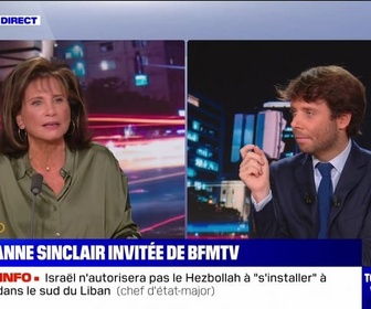 Replay Tout le monde veut savoir - Anne Sinclair invitée de BFMTV - 03/10