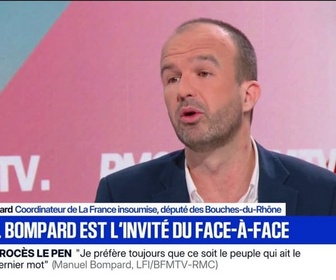 Replay Face à Face - Manuel Bompard (LFI): Je sais que ce budget va faire beaucoup de mal pour notre pays
