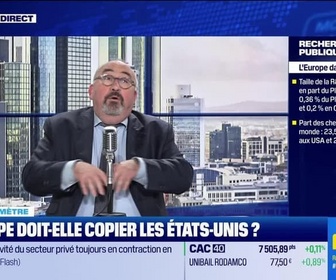 Replay BFM Bourse - Bullshitomètre : L'Europe ne se donne plus les moyens d'innover - FAUX répond Emmanuel Lechypre - 24/10