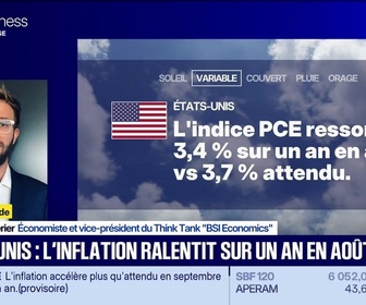 Replay BFM Bourse - L'éco du monde : Indicateur du jour, le PCE aux États-Unis - 30/09