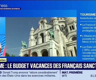Replay Good Morning Business - Tourisme : le budget vacances des Français sanctuarisé