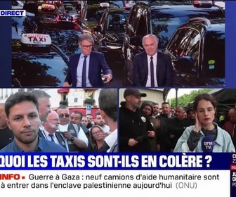 Replay BFM Story - Story 2 : Taxis, des tensions dans la manifestation à Paris – 19/05