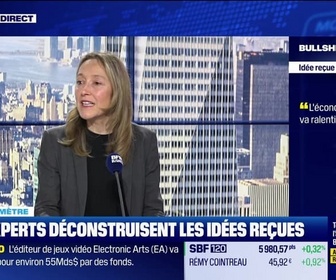 Replay BFM Bourse - Bullshitomètre : L'économie américaine va ralentir - FAUX répond Valentine Ainouz - 29/09