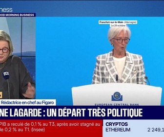 Replay Good Morning Business - La tribune éco : Christine Lagarde, un départ très politique - 30/10