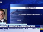 Replay BFM Bourse - Culture Bourse : Que penser de Dassault Systèmes ? par Aude Kersulec - 24/10